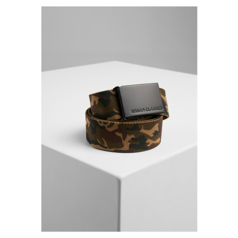 Canvas belts woodcamo/blk Urban Classics