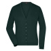 James & Nicholson Dámsky bavlnený sveter JN660 - Lesná zelená