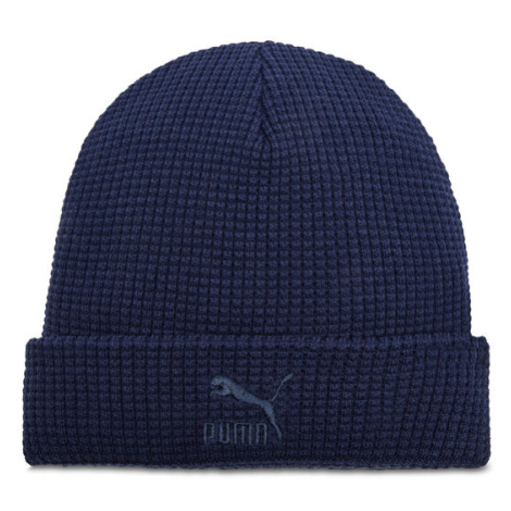 Puma Čiapka Classics Mid Fit Beanie 025677 03 Tmavomodrá