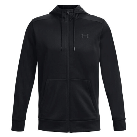 Under Armour ARMOUR FLEECE Pánska mikina, čierna, veľkosť