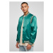 Satin College Jacket Green