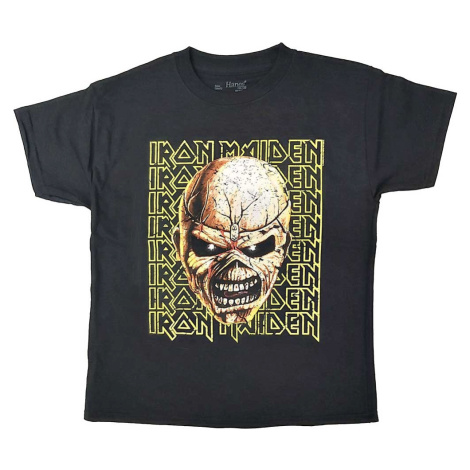 Iron Maiden tričko Big Trooper Head Čierna