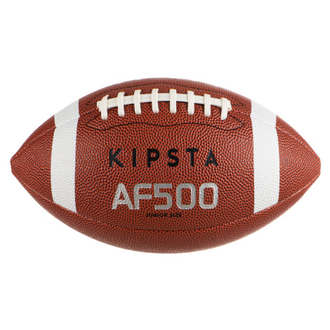 Lopta pre deti na americký futbal af500 hnedá KIPSTA