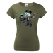 Dámské tričko Joker kúzelník -  tričko pre milovníkov humoru a filmov