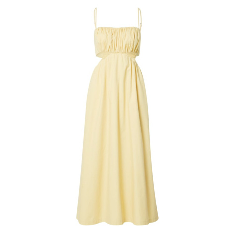 Abercrombie & Fitch Letné šaty 'BUBBLE'  svetložltá