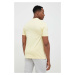 Bavlnené tričko Fila Bellano žltá farba, s potlačou, FAU0067