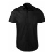 MALFINI Pánska košeľa s krátkym rukávom Flash - Čierna
