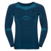 Odlo SUW MEN'S TOP L/S CREW NECK PERFORMANCE EVOLUTION WARM Pánske tričko, modrá, veľkosť