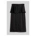 Sukňa Karl Lagerfeld Hun'S Pick Ruffle Skirt Čierna