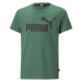 Puma ESS LOGO TEE B Chlapčenské tričko, tmavo zelená, veľkosť