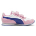 PUMA Tenisky 'Cabana Racer'  tmavomodrá / jablková / ružová / biela