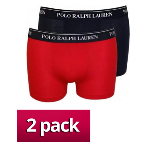 Pánske boxerky GB- 2 pack - Ralph Lauren - červená
