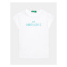 United Colors Of Benetton Tričko 3096G1095 Biela Regular Fit