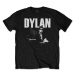 Bob Dylan Tričko At Piano Unisex Black