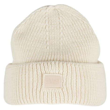 Knitted wool hat - cream Urban Classics