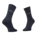 Tom Tailor Súprava 3 párov vysokých dámskych ponožiek 9703 Tmavomodrá