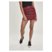 Women's short plaid skirt red/bl