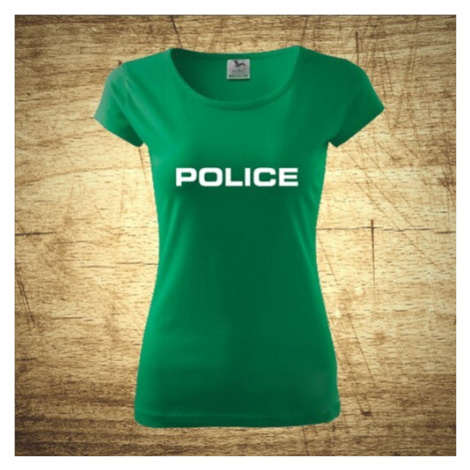 Dámske tričko s motívom Police
