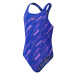 Speedo hyperboom allover medalist girls true cobalt/sweet purple/disco