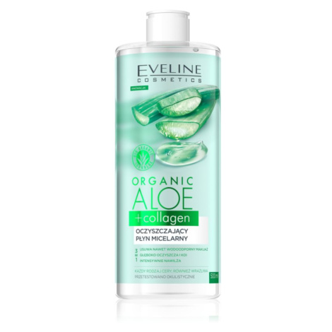 Eveline Cosmetics Organic Aloe+Collagen čistiaca micelárna voda