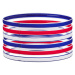 UNDER ARMOUR-UA Mini Headbands (6pk)-BLU 1286016-400 Modrá UNI