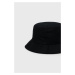 Bavlnený klobúk HUF čierna farba, bavlnený