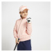 Detský golfový pulóver do vetra ružový