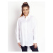 White oversize shirt drawstringed sides LeMonada