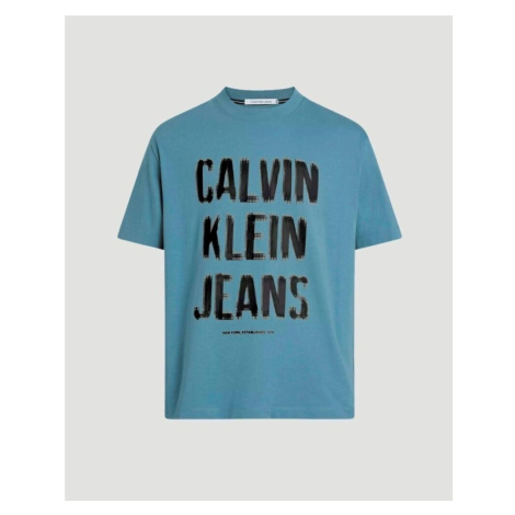 Calvin Klein Jeans  J30J324648  Tričká s krátkym rukávom Modrá