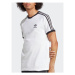 Adidas Tričko Adicolor Classics 3-Stripes T-Shirt IA4846 Biela Slim Fit