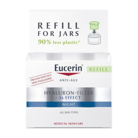 Eucerin Hyaluron - Filler + 3x effect nočný krém, náhradná náplň 50 ml