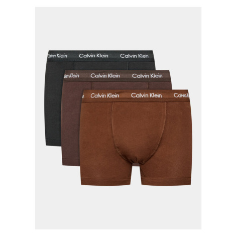 Calvin Klein Underwear Súprava 3 kusov boxeriek 0000U2662G Hnedá
