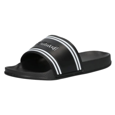 Hummel Plážové / kúpacie topánky  čierna / biela