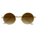 Sunmania Zlaté okrúhle slnečné okuliare Lenonky 83110141