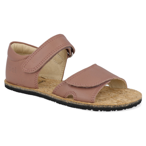 Barefoot dětské sandály Koel - Amelia Old Pink růžové
