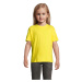SOĽS Regent Kids Detské tričko s krátkym rukávom SL11970 Lemon