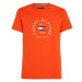 Tommy Hilfiger Tričko - HILFIGER FLAG ARCH TEE oranžové