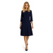 Made Of Emotion Dress M336 Navy Blue