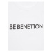 United Colors Of Benetton Top 3I1XCH00S Biela Regular Fit