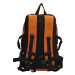 Beagles Oranžový objemný batoh do školy „Grip“ 12L