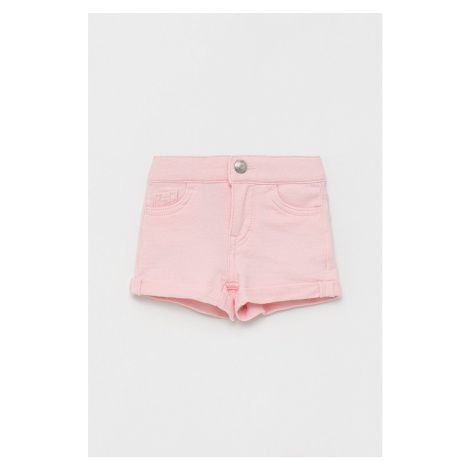 Detské krátke nohavice Levi's ružová farba, jednofarebné, Levi´s