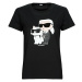 Karl Lagerfeld  IKONIK 2.0 T-SHIRT  Tričká s krátkym rukávom Čierna
