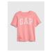 Ružové chlapčenské tričko s logom GAP