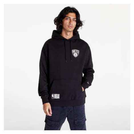 New Era NBA Half Logo Oversized Hoody Brooklyn Nets Černá