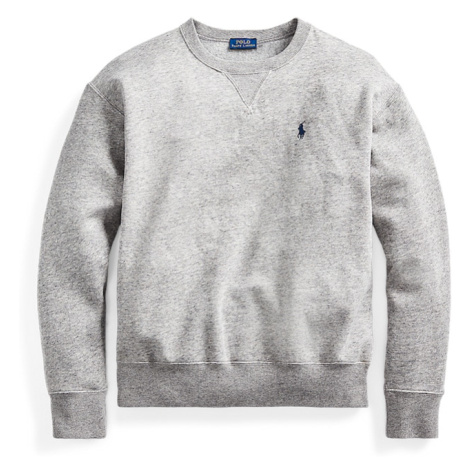 Polo Ralph Lauren Mikina 'LS PO-LONG SLEEVE-KNIT'  sivá