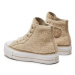 Converse Plátenky Chuck Taylor All Star Lift Platform Sherpa A05509C Béžová