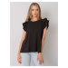 OCH BELLA Black blouse with back neckline