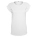 Build Your Brand Dámske tričko z organickej bavlny BY138 White