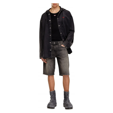 Šortky Diesel Slim-Short Shorts Black