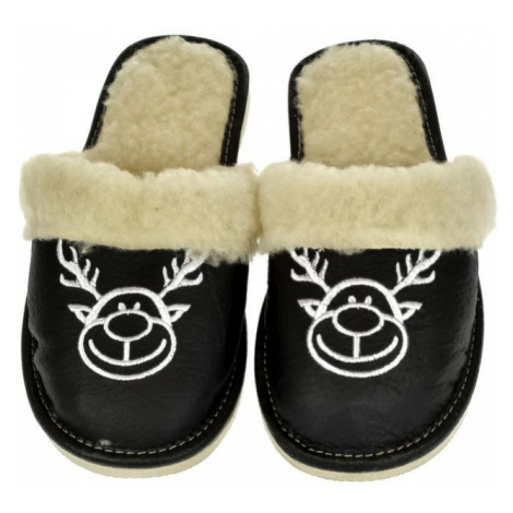 Dámske čierne papuče SOBIK John-C